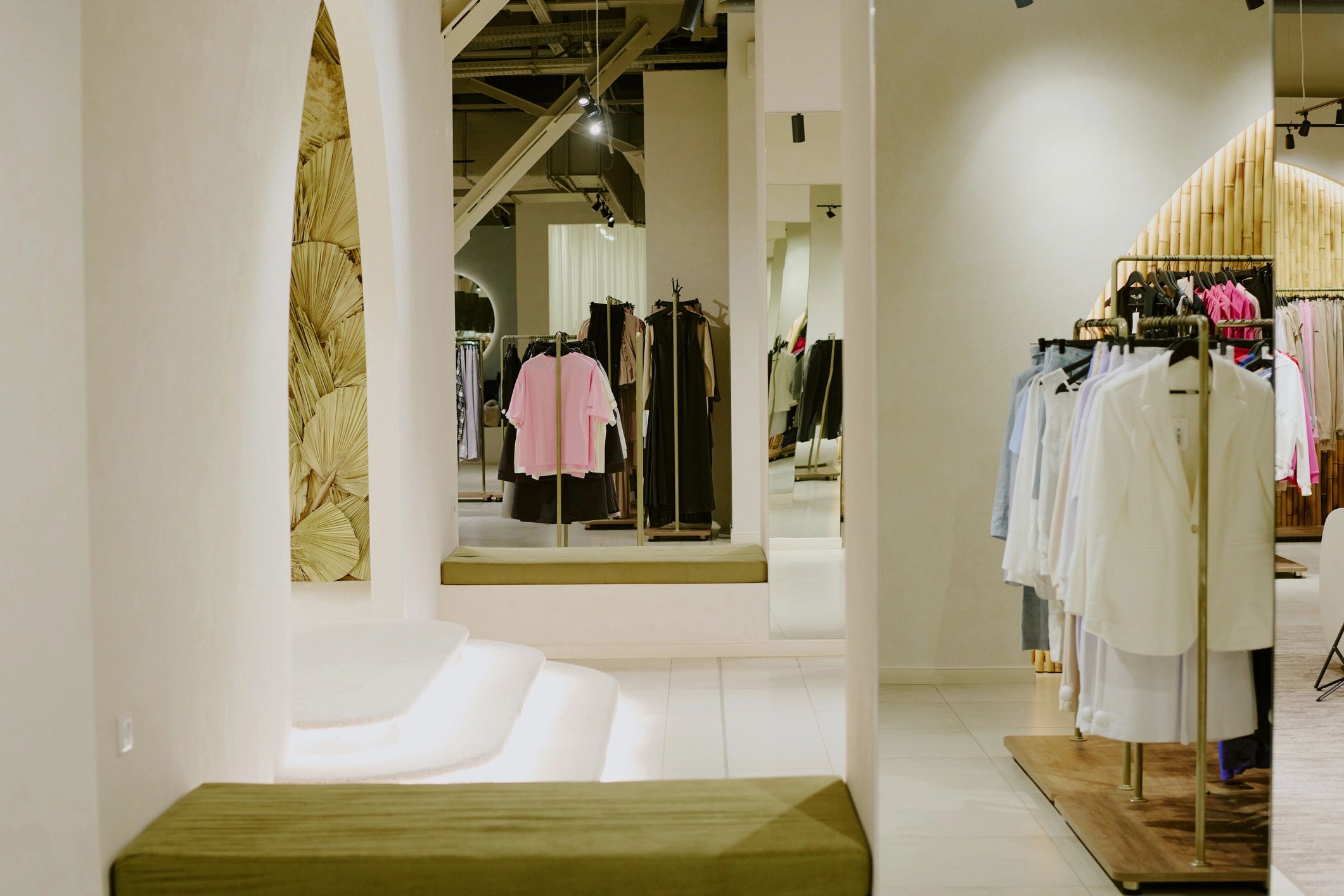 Elegant luxury showroom interior
